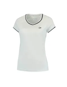 Camiseta Dunlop Crew Tee Blanco | Ofertas de pádel
